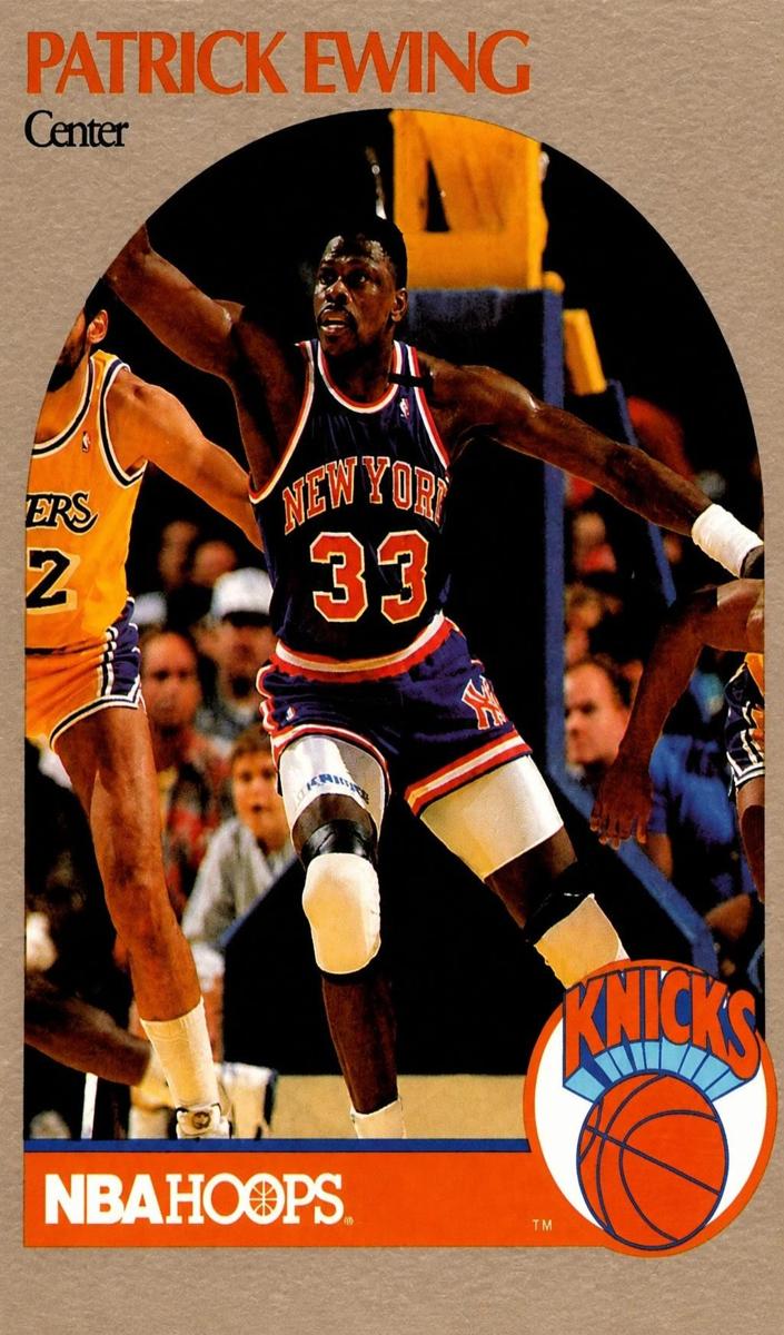 1991 Hoops Patrick Ewing #65 card