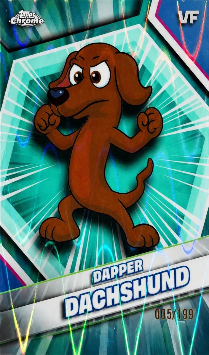 2026 Dapper Dachshund [Aqua RayWave Refractor] #62