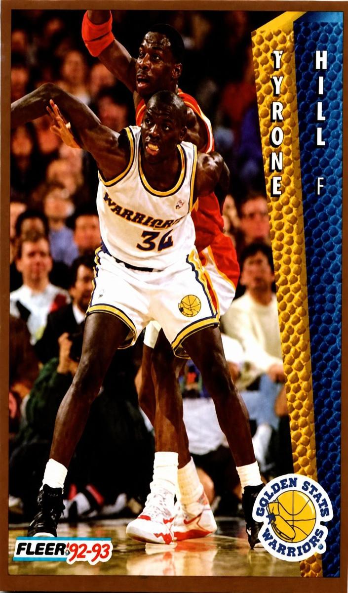 1992 Fleer Tyrone Hill #75 card
