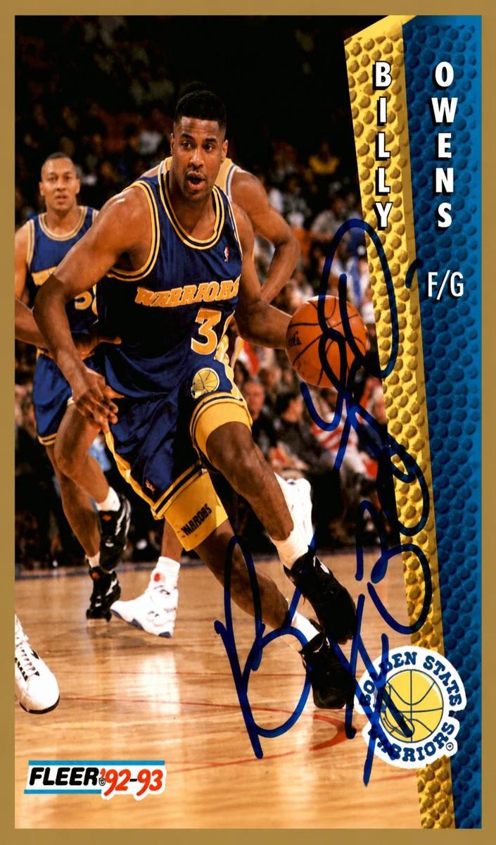 1992 Fleer Billy Owens #79 card