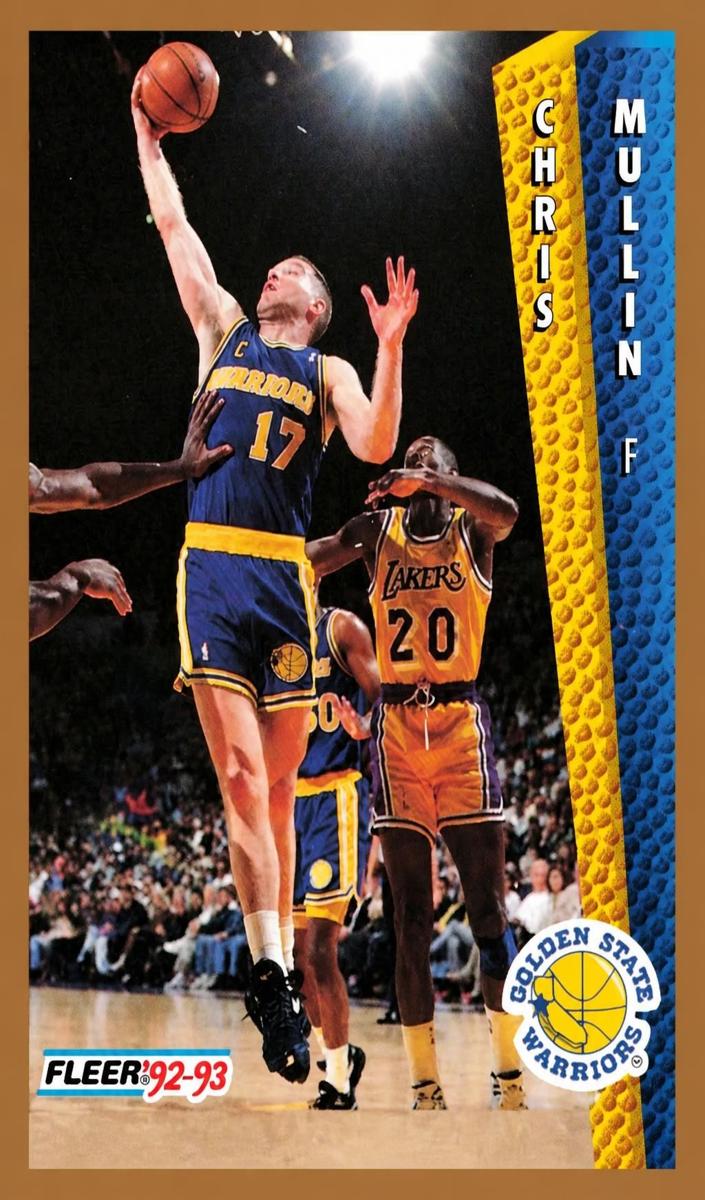 1992 Fleer Chris Mullin #77 card