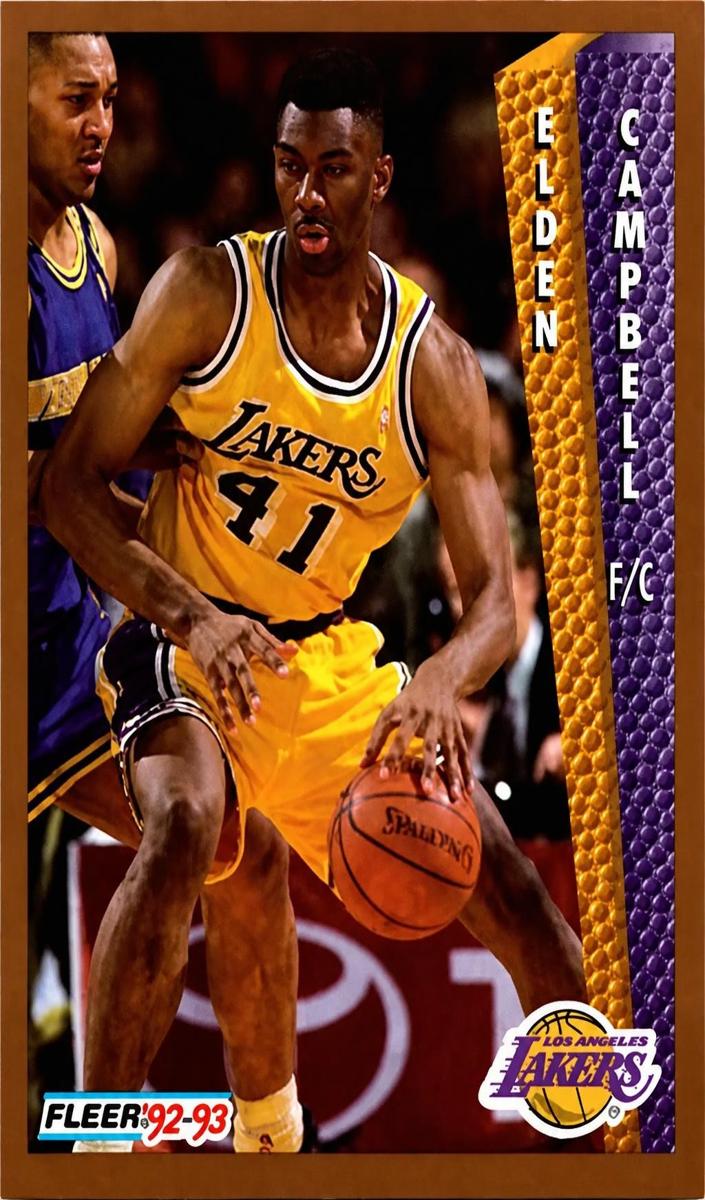 1994 Fleer Elden Campbell #106 card
