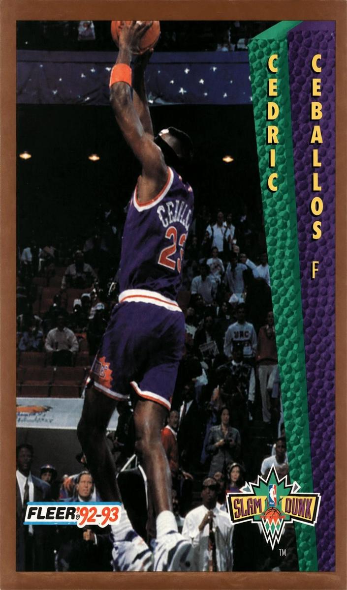 1992 Fleer Cedric Ceballos #275 card