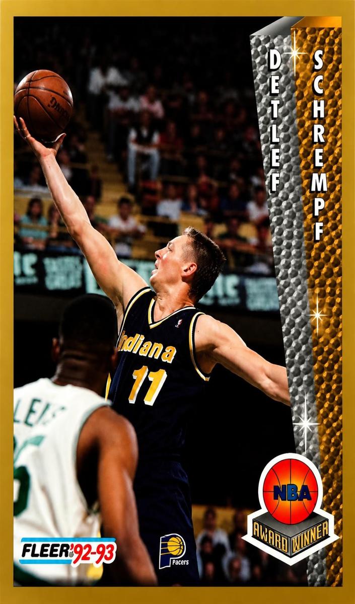 1992 Fleer Detlef Schrempf #249 card
