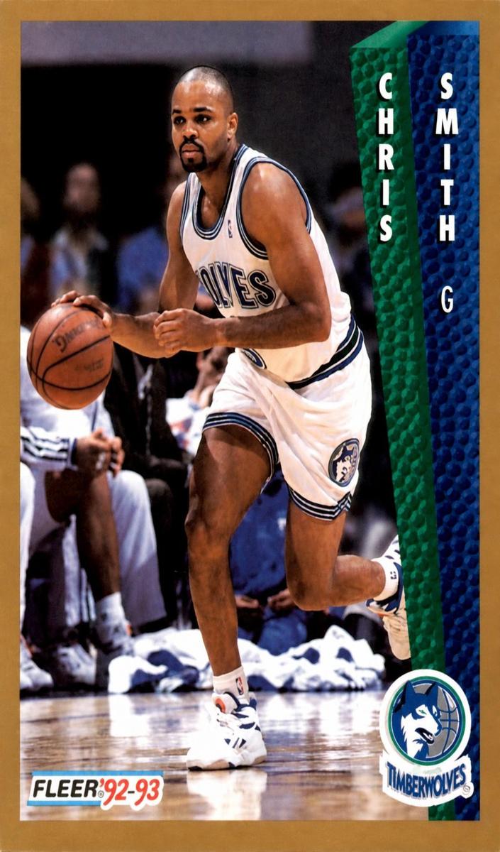1992 Fleer Chris Smith #383 card