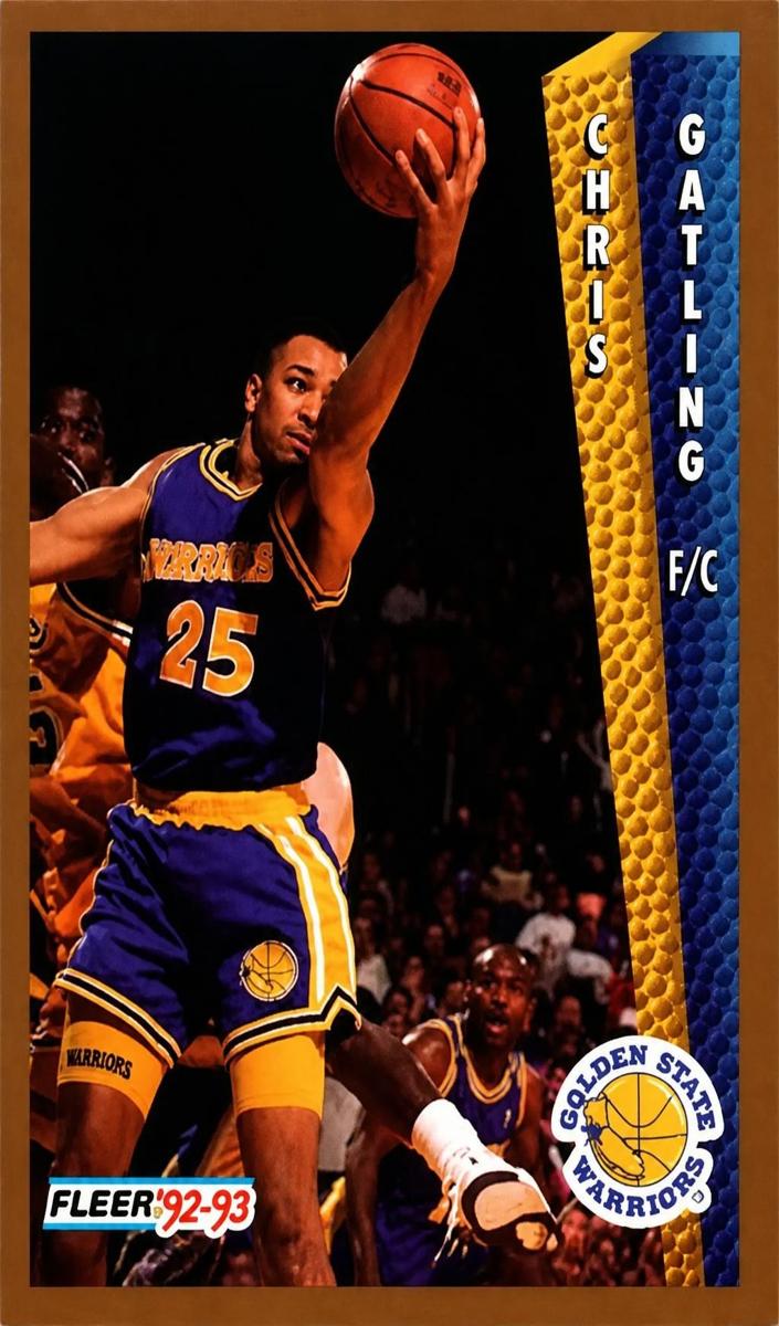 1992 Fleer Chris Gatling #338 card