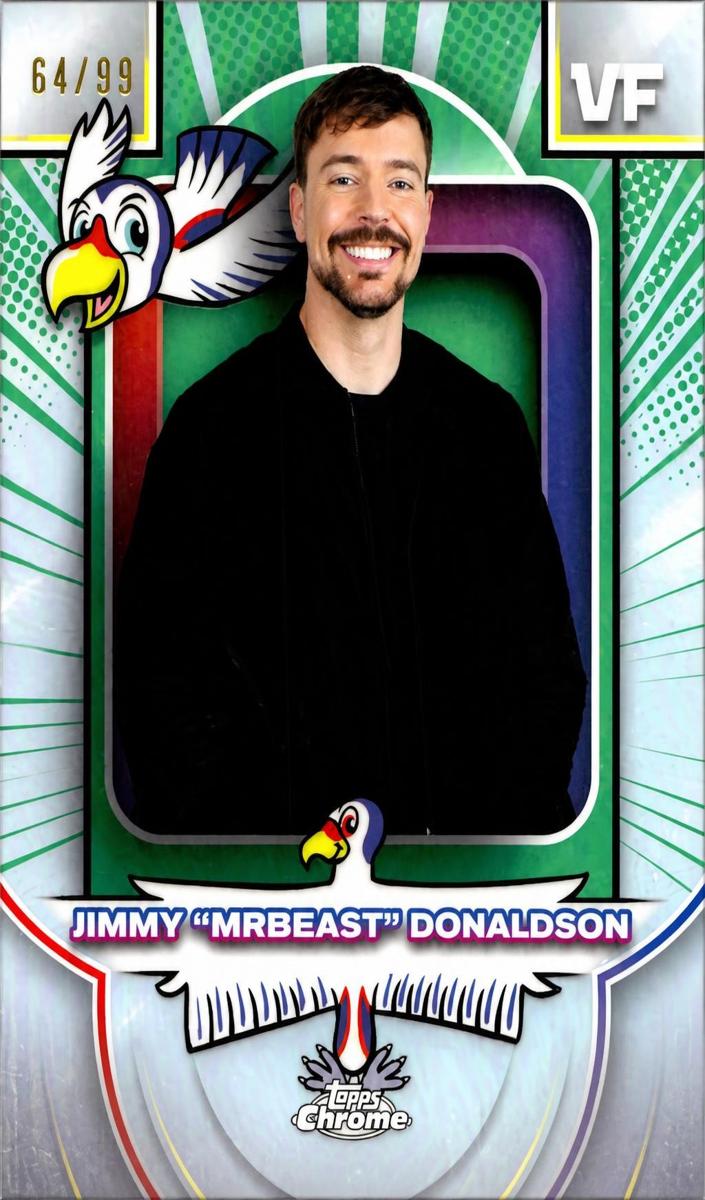 2026 Jimmy "MrBeast" Donaldson [VF Green Refractor] #CC-MB