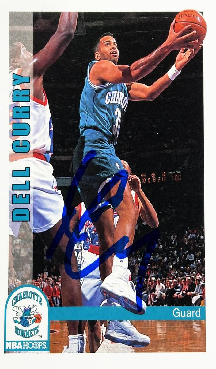 1992 Hoops Dell Curry #20 card