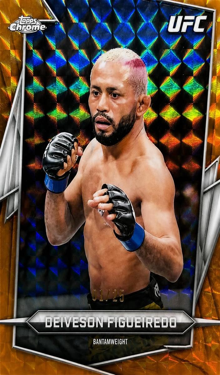 2026 Deiveson Figueiredo [Orange Geometric Refractor] #89