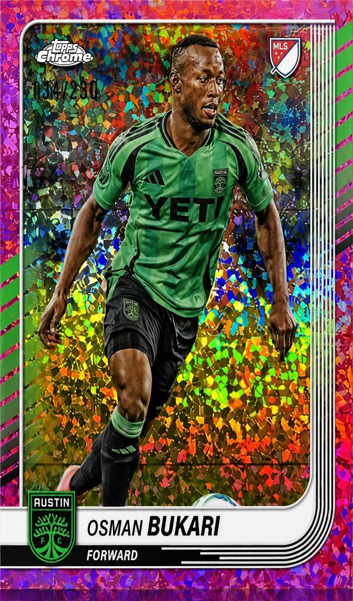 2025 Osman Bukari [Pink Mini-Diamonds Refractor] #138