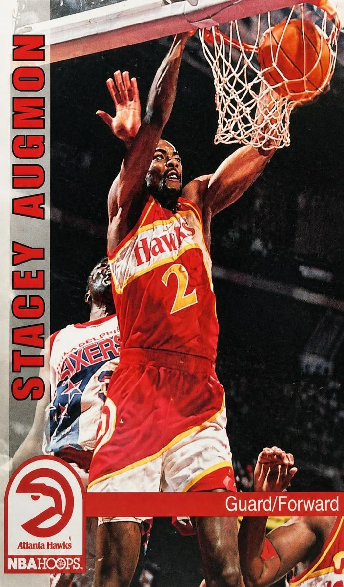 1992 Hoops Stacey Augmon #1 card