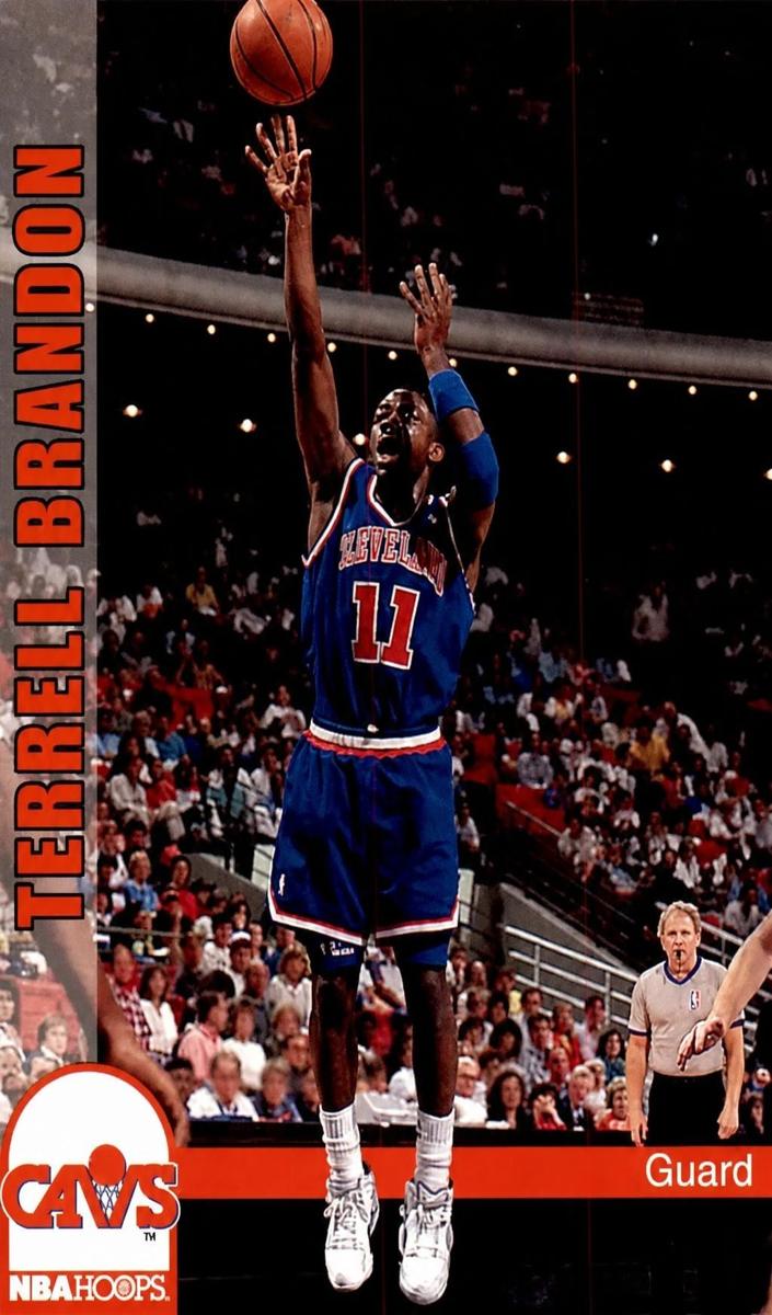 1992 Hoops Terrell Brandon #37 card
