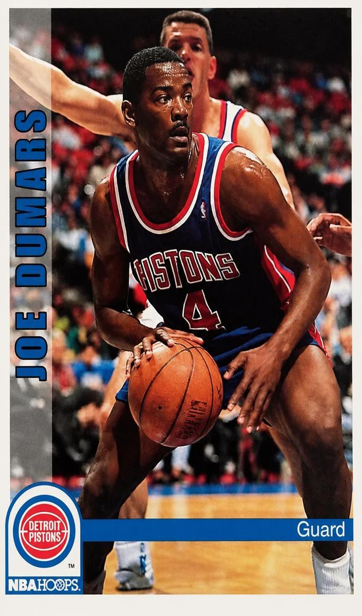 1992 Hoops Joe Dumars #64 card
