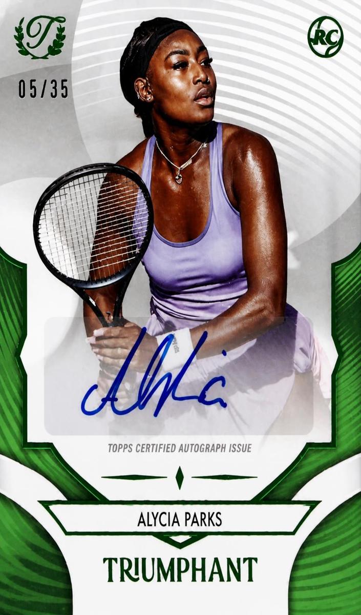 2025 Alycia Parks [Grass Court Green Foil] #37-A