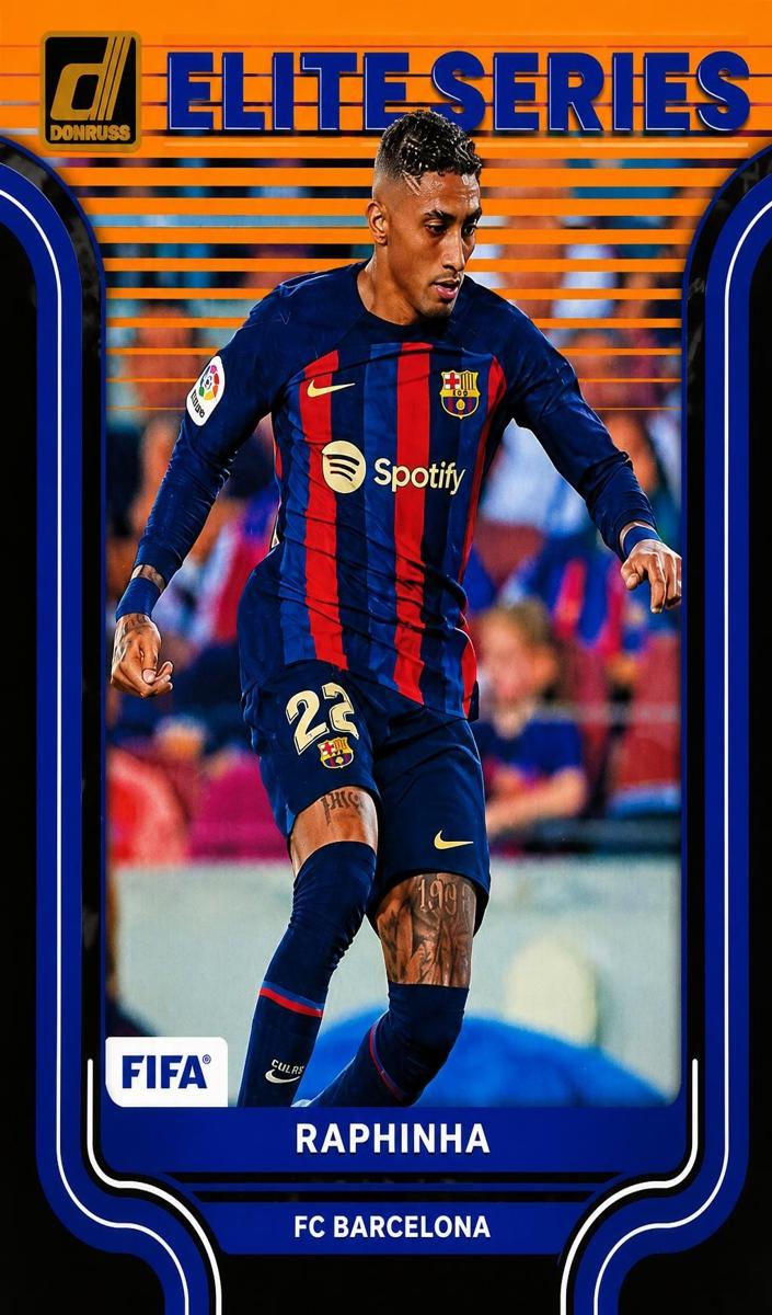 2022 Panini Donruss Raphinha [Silver] #9 card