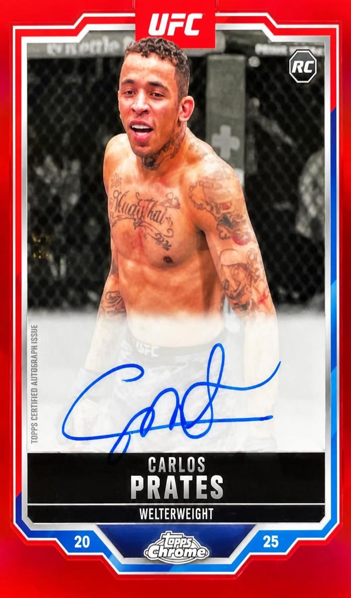 2025 Carlos Prates [Red Refractor] #CRA-CP