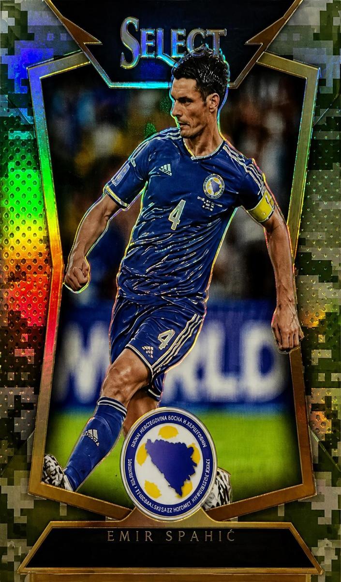 2015 Panini Select Emir Spahic [Camo] #45 card