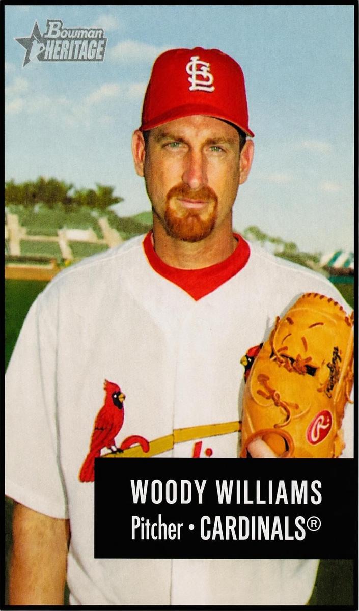 2003 Bowman Heritage Woody Williams #49 card