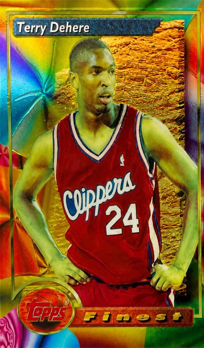 1993 Topps Finest Terry Dehere #192 card