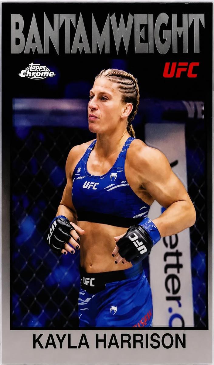 2026 Topps Chrome UFC 1986 Kayla Harrison [Refractor] #86-1 card