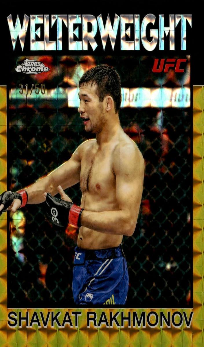 2026 Shavkat Rakhmonov [Gold Geometric Refractor] #86-18
