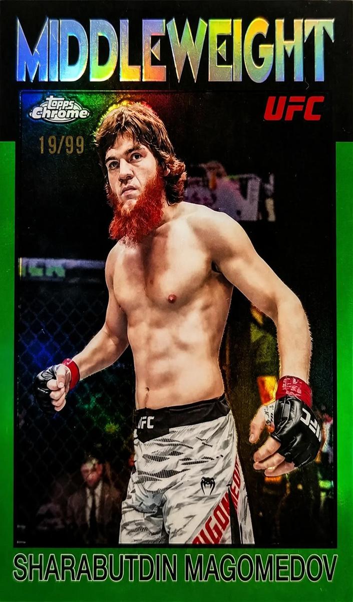 2026 Sharabutdin Magomedov [Green Refractor] #86-13