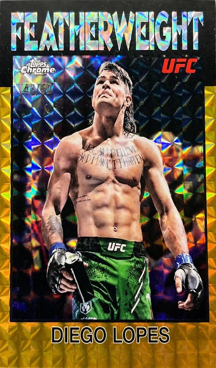 2026 Diego Lopes [Gold Geometric Refractor] #86-15