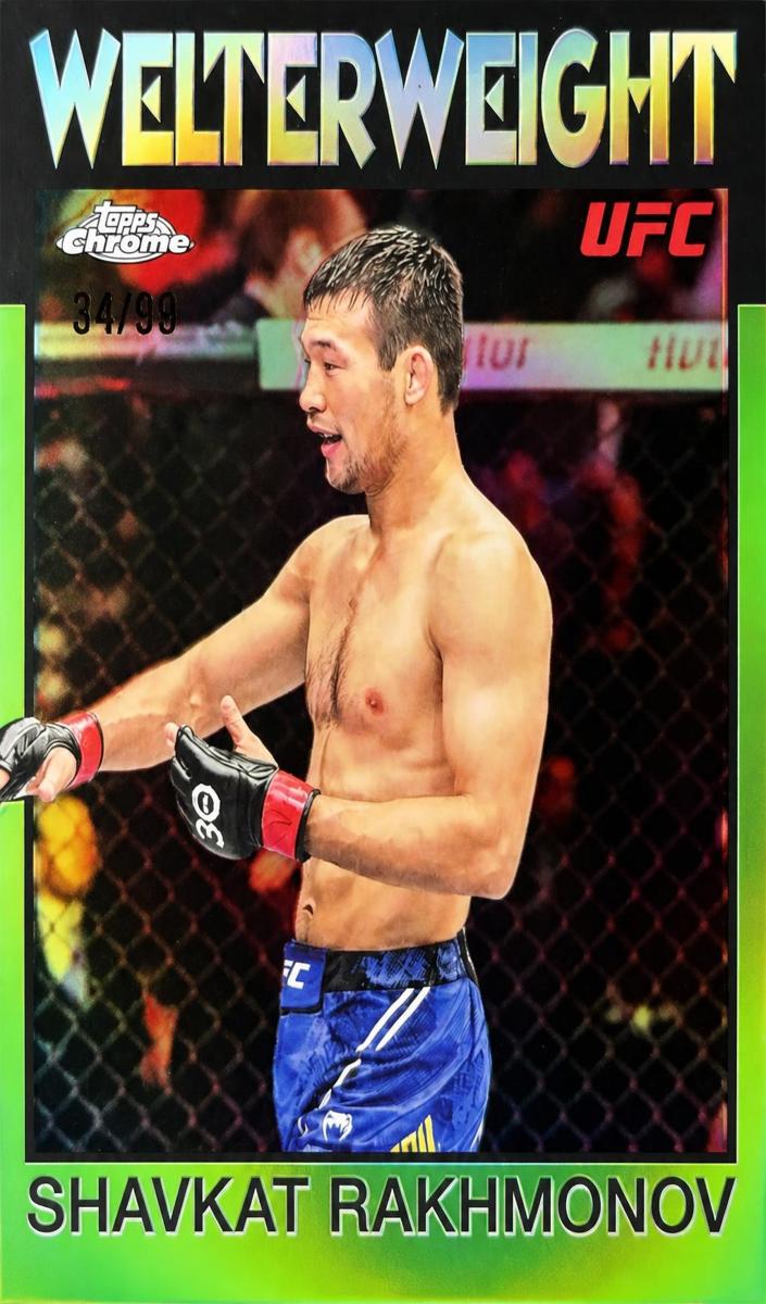 2026 Shavkat Rakhmonov [Green Refractor] #86-18