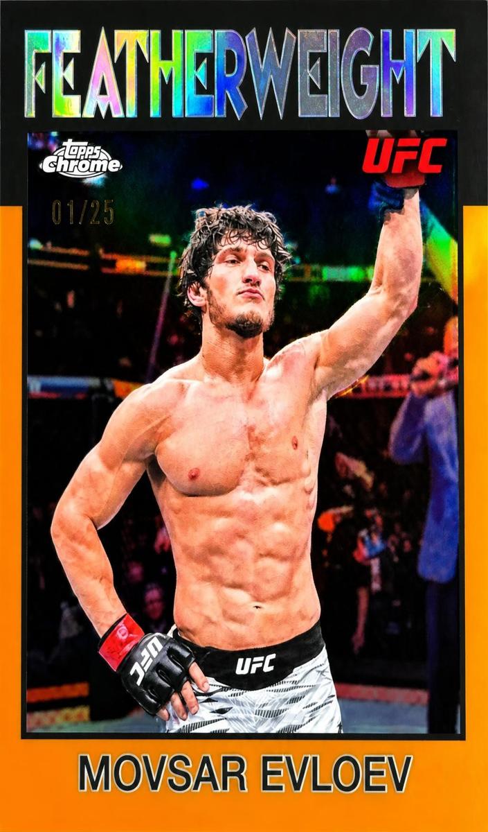 2026 Movsar Evloev [Orange Refractor] #86-17