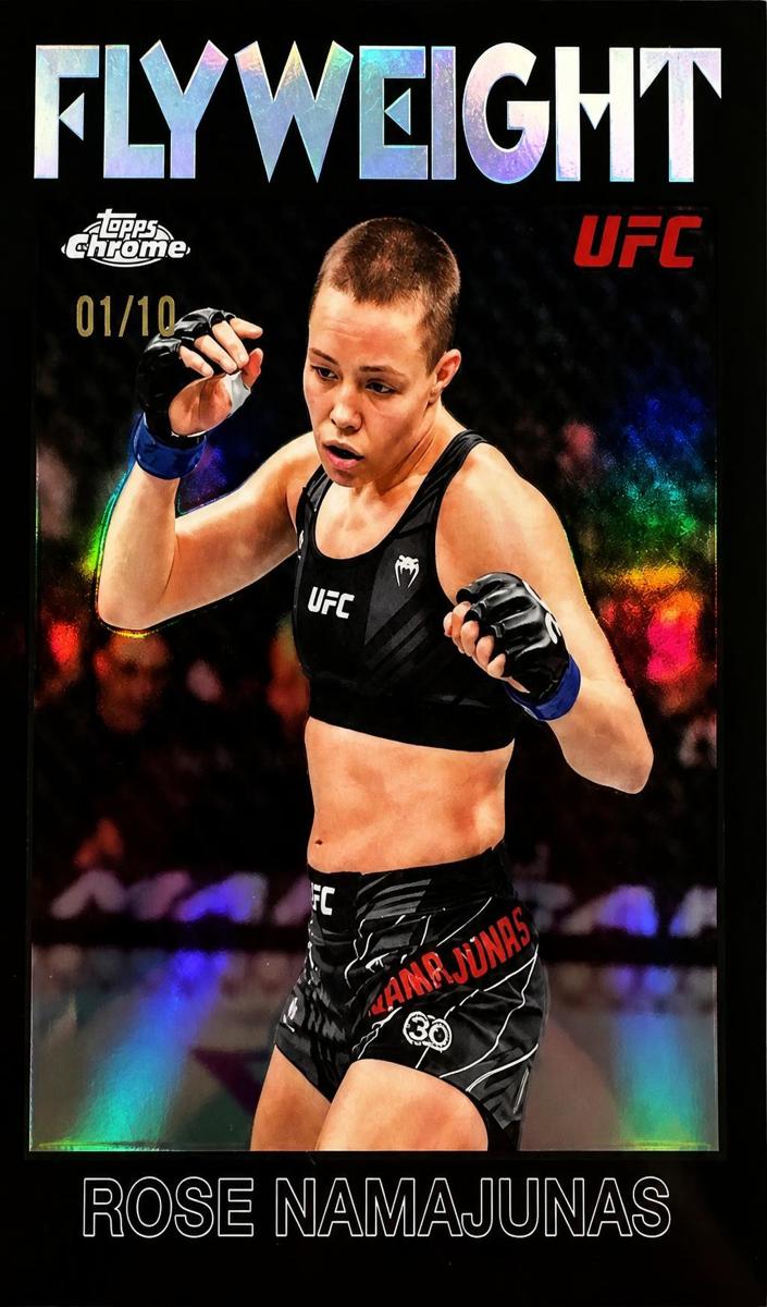 2026 Rose Namajunas [Black Refractor] #86-12