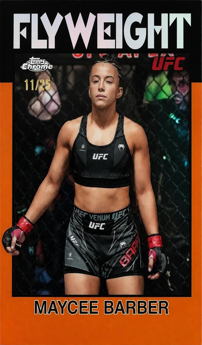 2026 Maycee Barber [Orange Refractor] #86-6