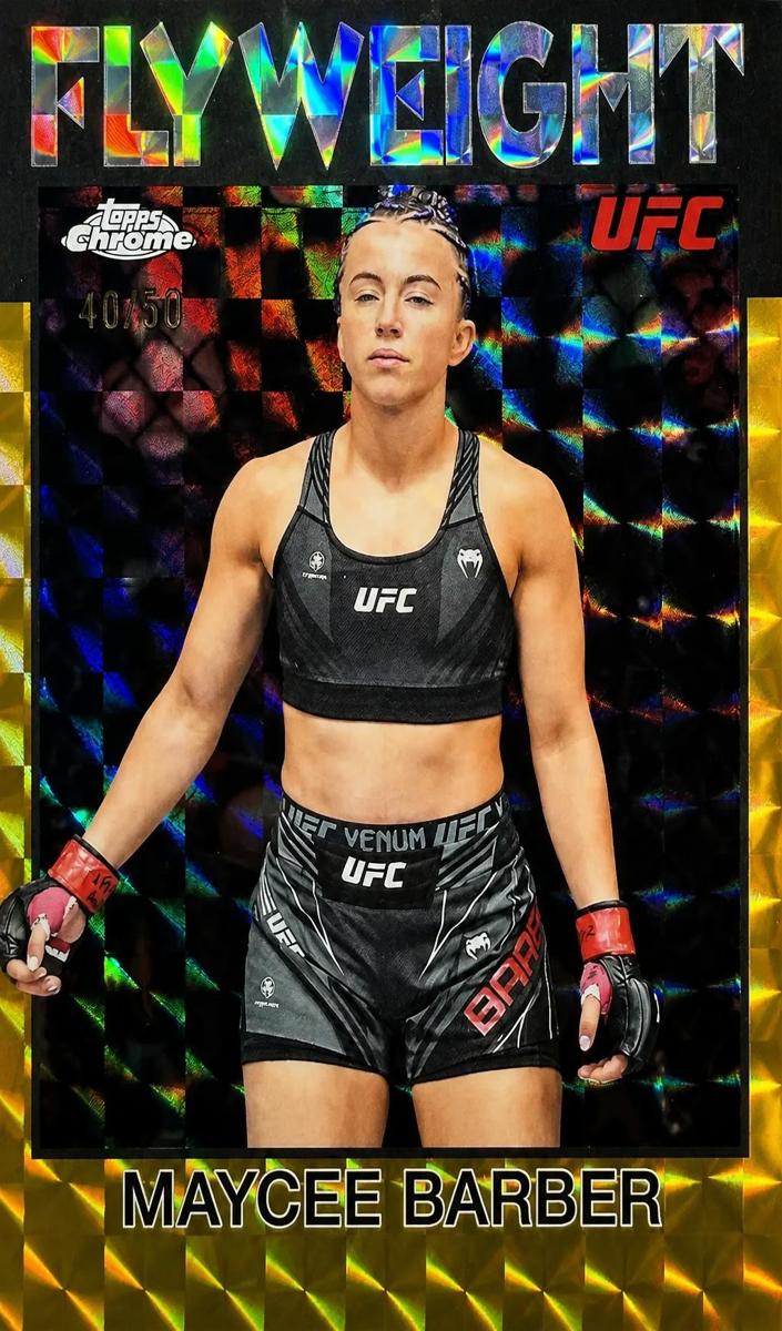 2026 Maycee Barber [Gold Geometric Refractor] #86-6