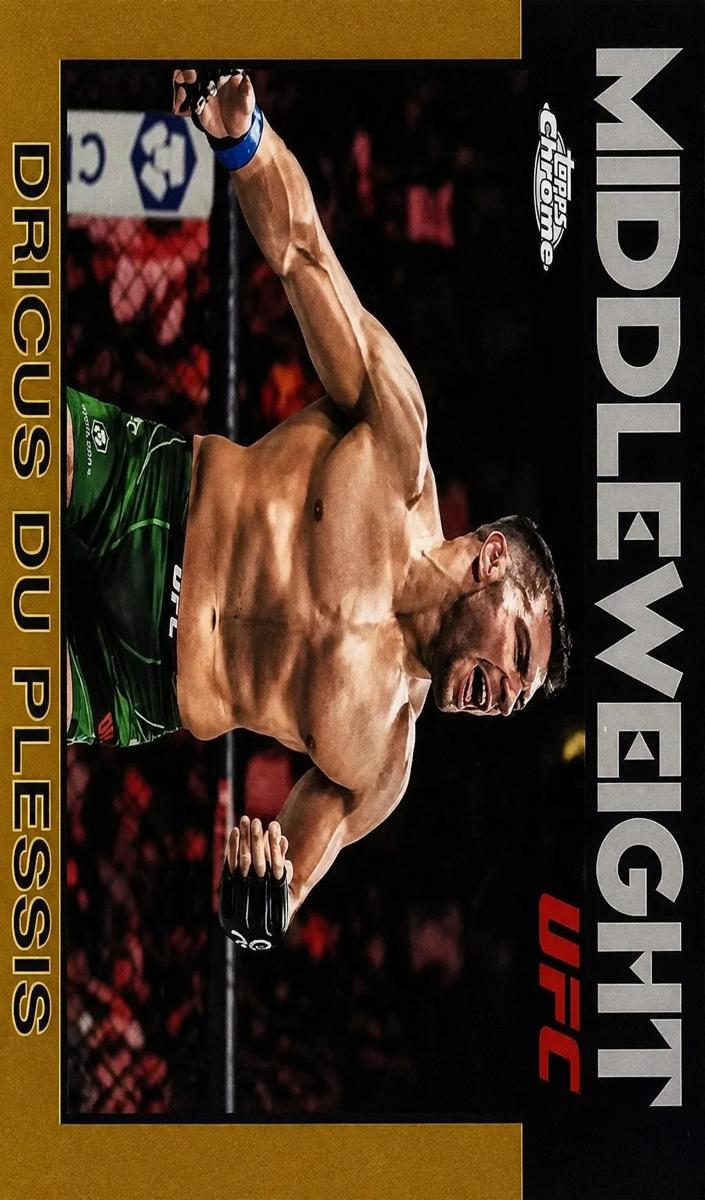 2026 Dricus DU Plessis [Gold Refractor] #86-8