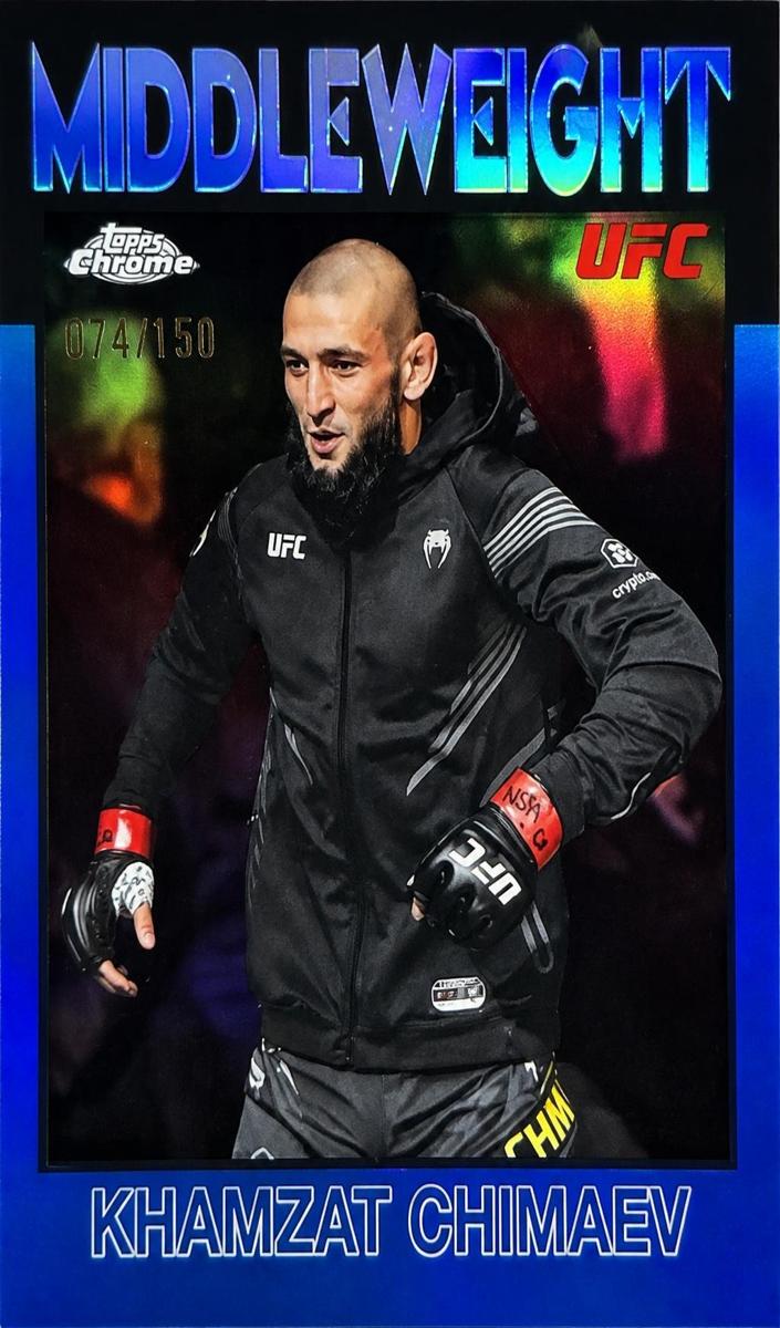 2026 Khamzat Chimaev [Blue Refractor] #86-9