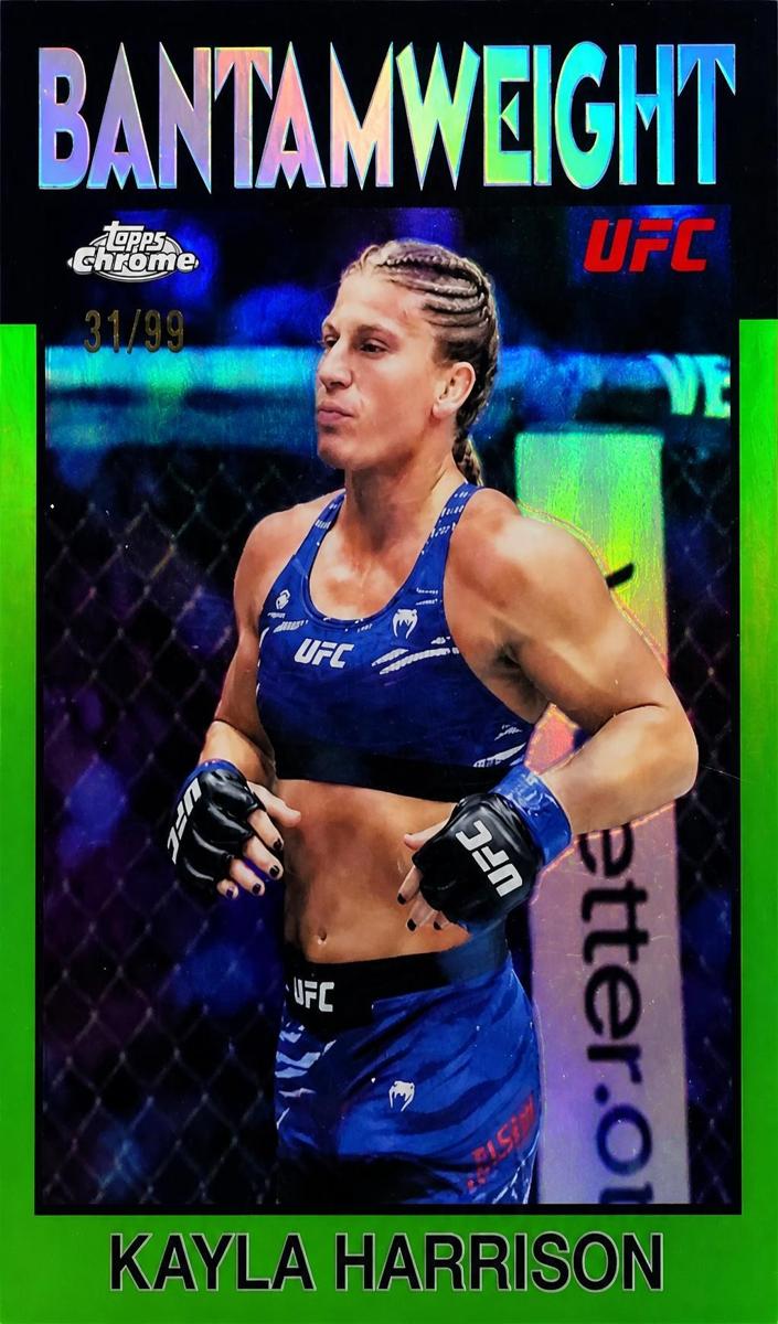 2026 Kayla Harrison [Green Refractor] #86-1