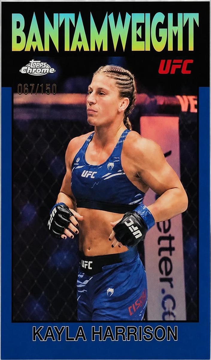 2026 Kayla Harrison [Blue Refractor] #86-1