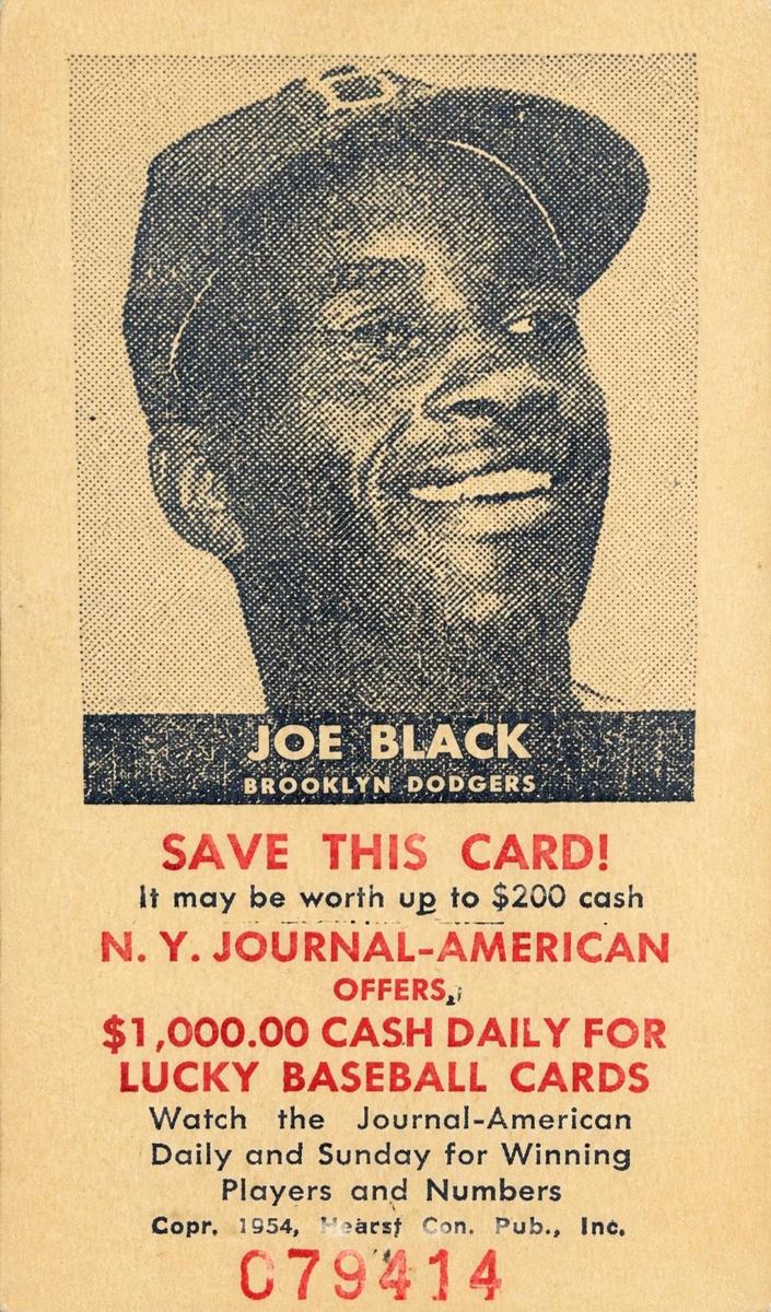 1954 Joe Black #NNO