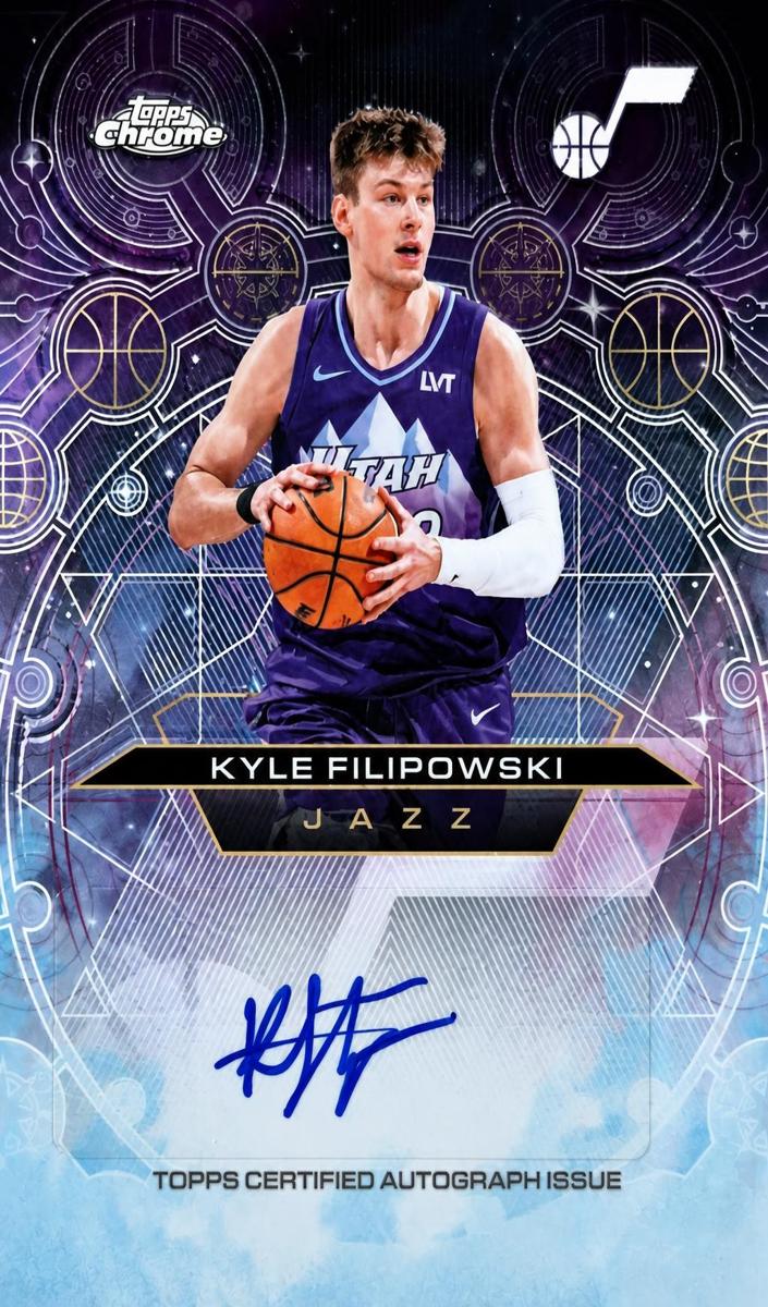 2025 Topps Chrome Update Kyle Filipowski #CH-KF card