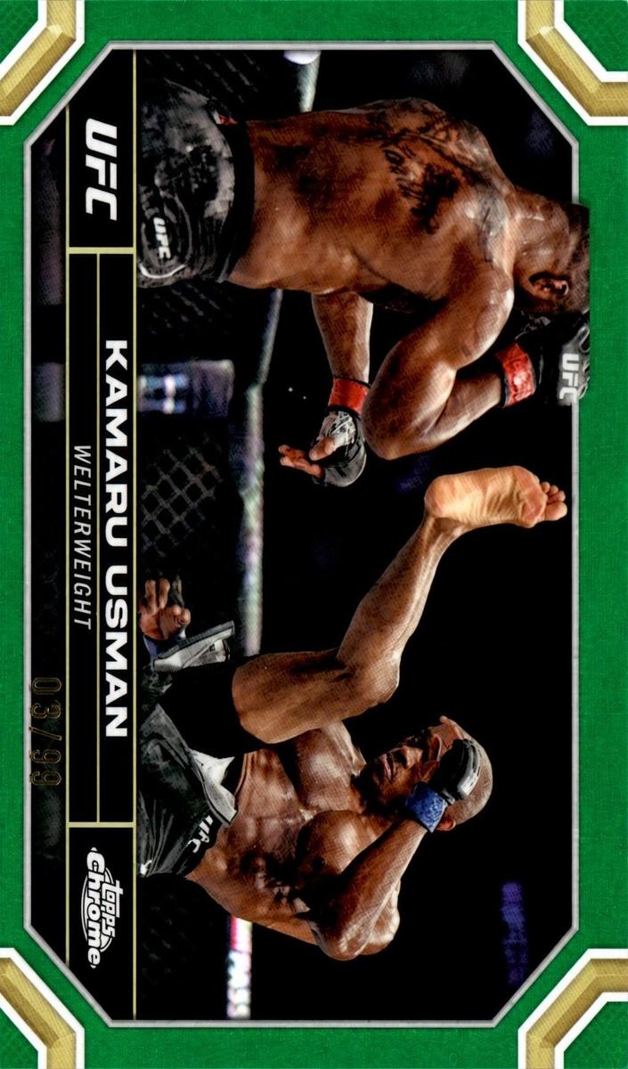 2024 Kamaru Usman [Green Refractor] #108
