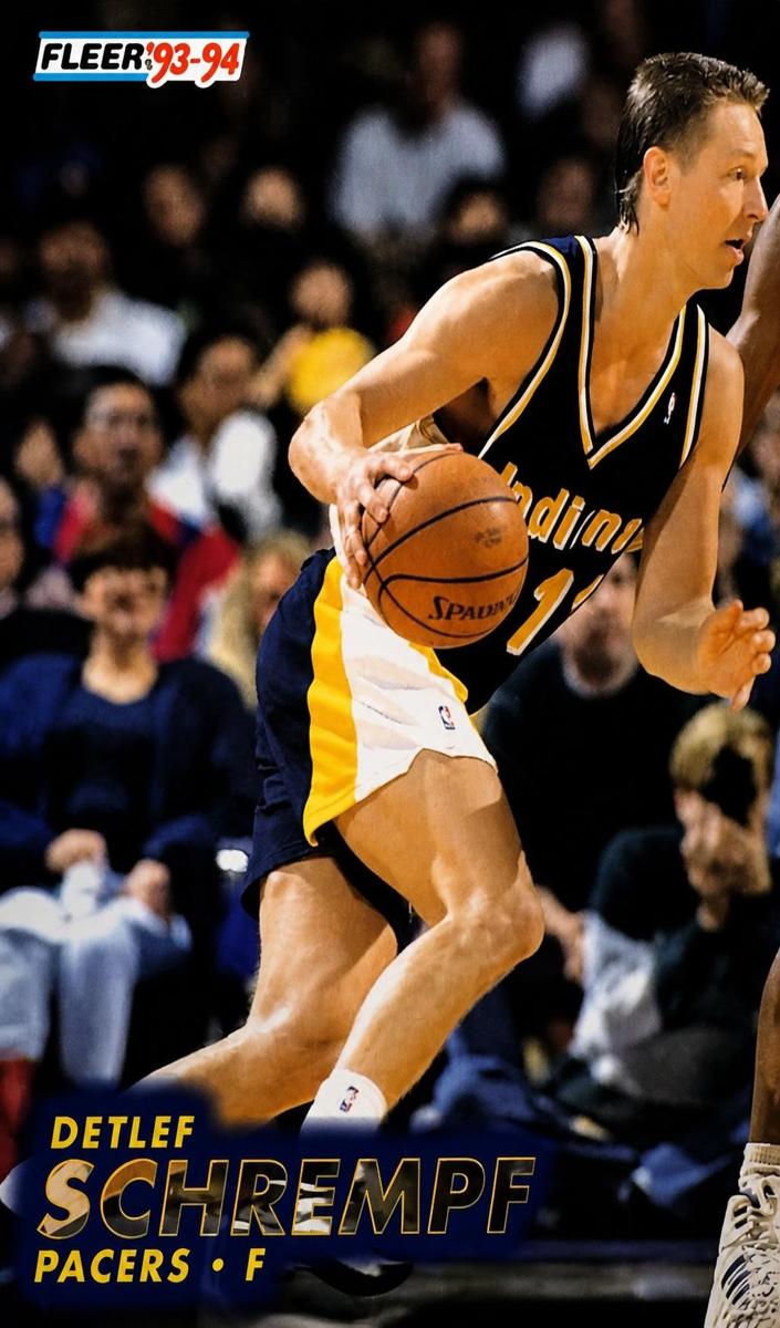 1993 Fleer Detlef Schrempf #88 card