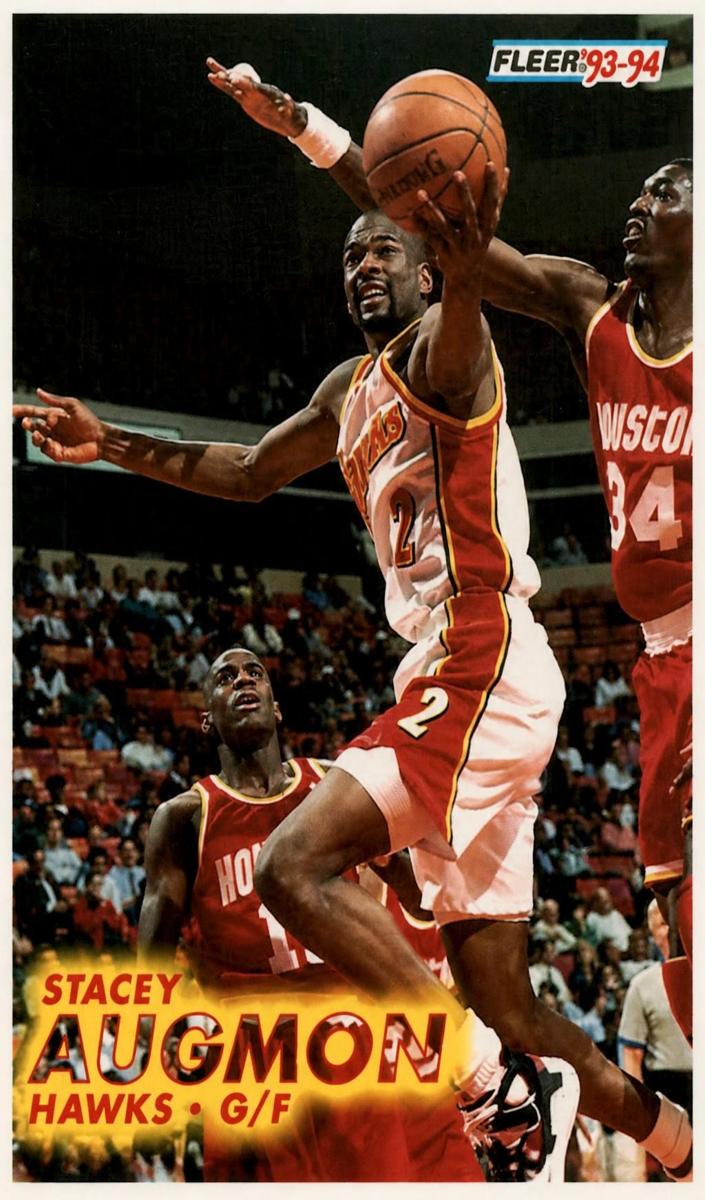 1993 Fleer Stacey Augmon #1 card