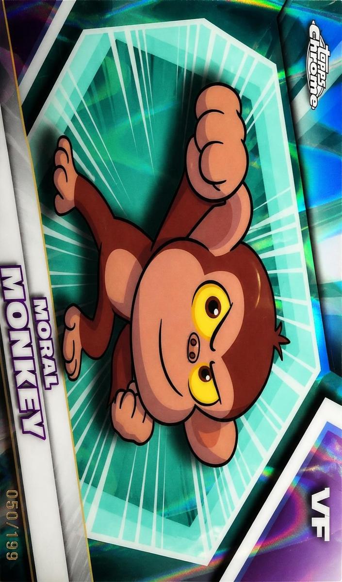 2026 Moral Monkey [Aqua RayWave Refractor] #125