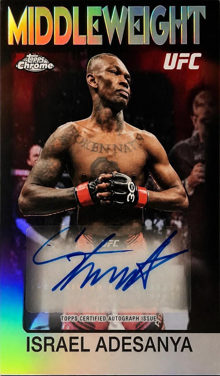 2026 Israel Adesanya [Refractor] #86S-IA