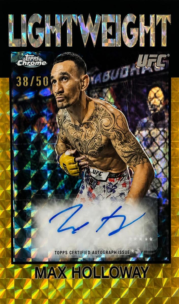2026 Max Holloway [Gold Geometric Refractor] #86S-MH