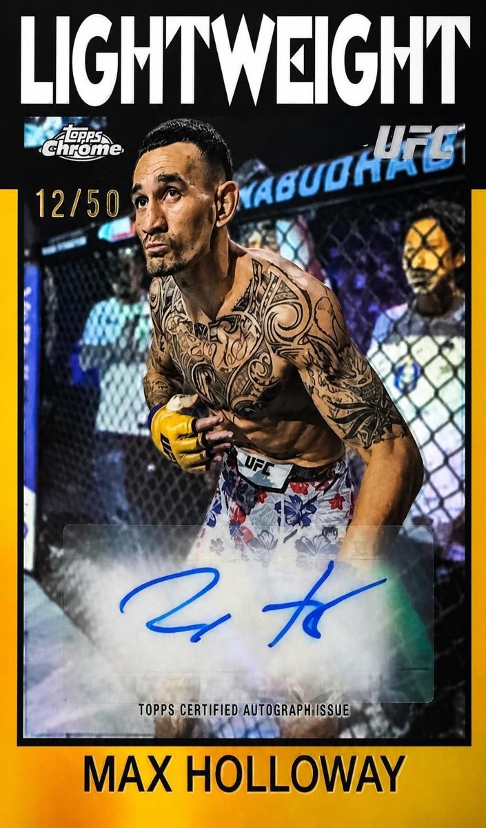 2026 Max Holloway [Gold Refractor] #86S-MH
