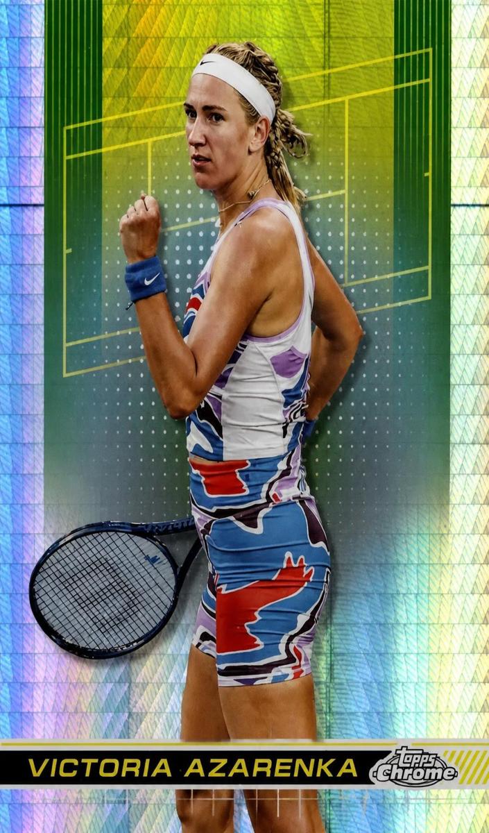 2024 Topps Chrome Victoria Azarenka #100 card