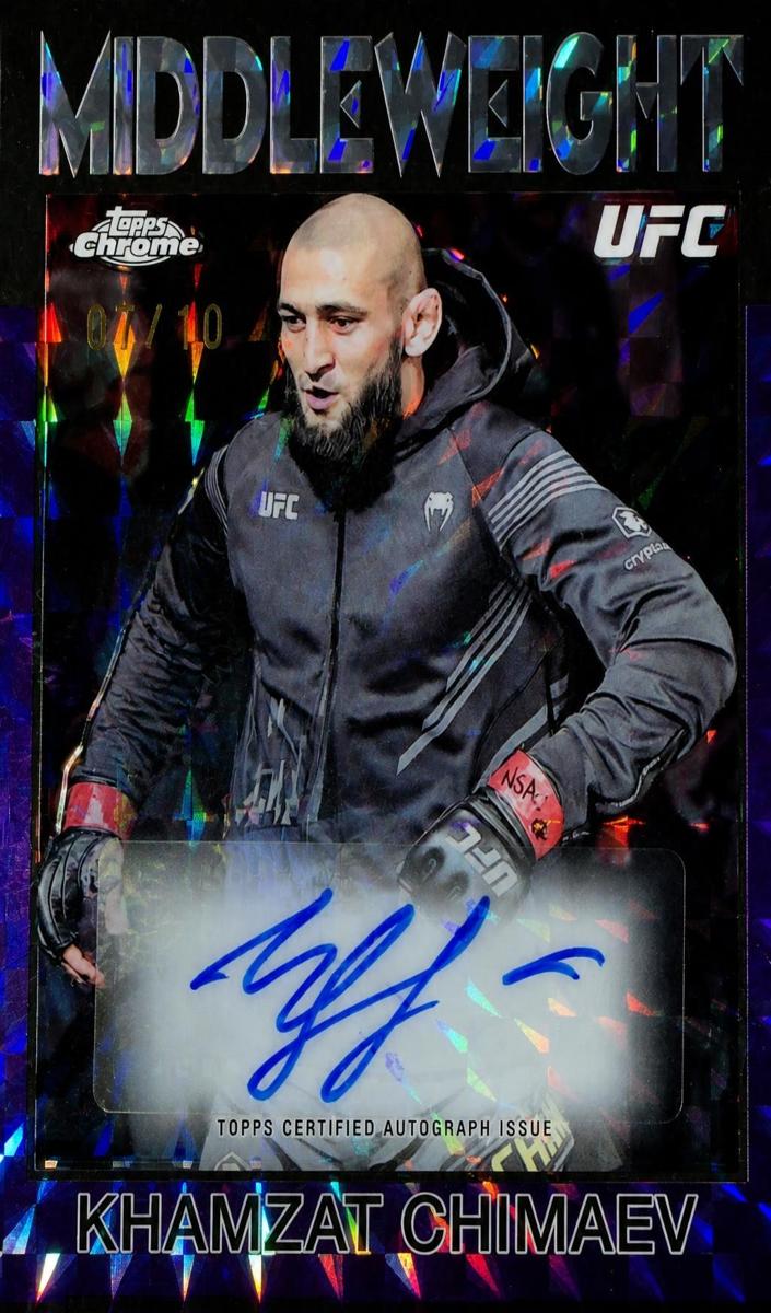 2026 Khamzat Chimaev [Purple Geometric Refractor] #86S-KC