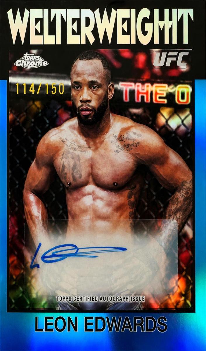 2026 Leon Edwards [Blue Refractor] #86S-LE