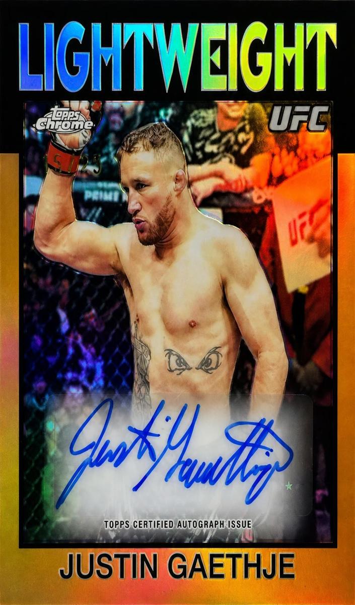 2026 Justin Gaethje [Orange Refractor] #86S-JG