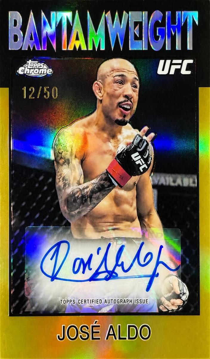 2026 Jose Aldo [Gold Refractor] #86S-JA